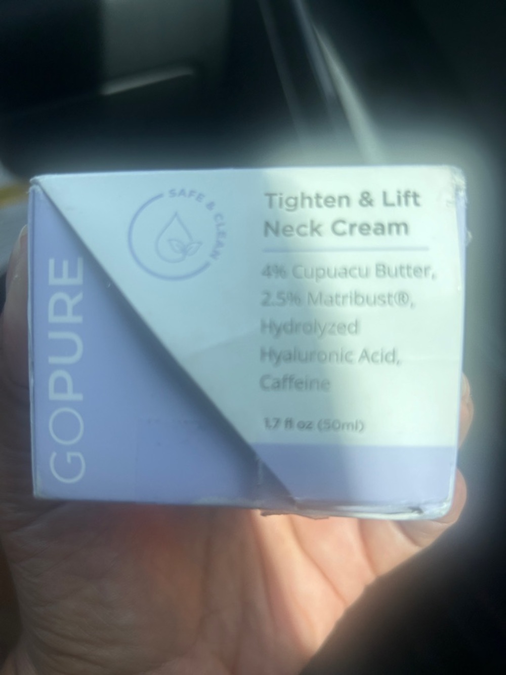 goPure Tighten & Lift Neck & Chest Moisturizer Cream for Visibly Firming 1.7